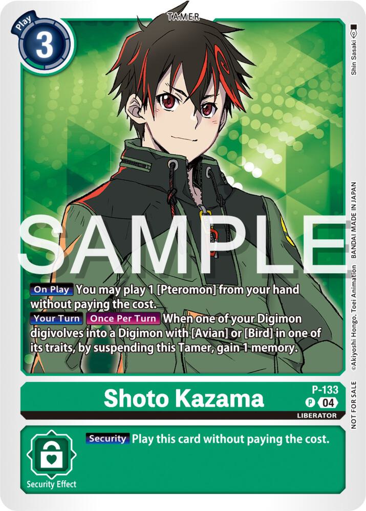 Shoto Kazama (Digimon Liberator Promotion Pack) - Digimon