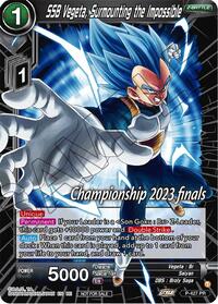SSB Vegeta, Surmounting the Impossible (2023 Championship Finals Celebration Pack) card art
