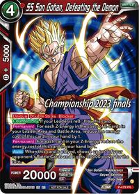 SS Son Gohan, Defeating the Demon (2023 Championship Finals Celebration Pack) card art