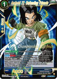 Android 17, Defending Friends (2023 Championship Finals Celebration Pack Deluxe Set) card art