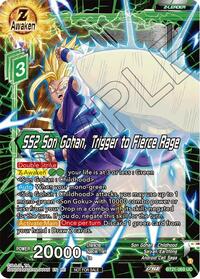 SS2 Son Gohan, Trigger to Fierce Rage (2023 Championship Finals Zenkai Premium Pack) card art