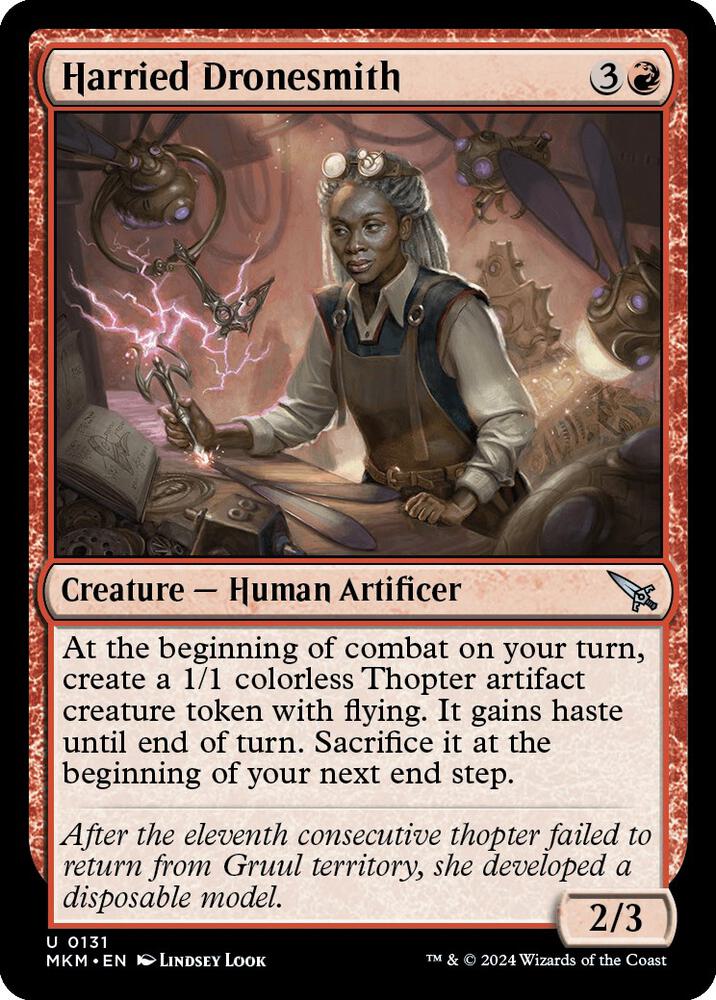 Harried Dronesmith 131 card
