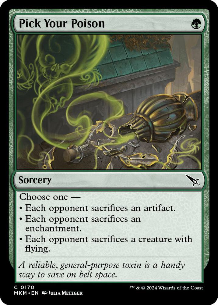 Pick Your Poison - Murders at Karlov Manor - Magic: The Gathering