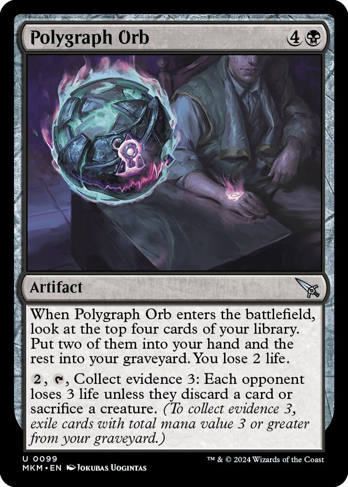 Polygraph Orb 99 card