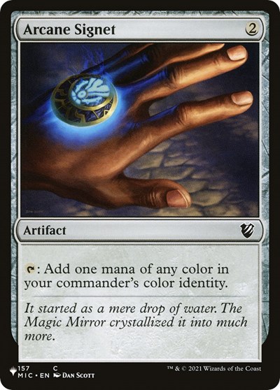 Arcane Signet (The List, from MIC) from LIST #MIC-157, Magic: The Gathering card