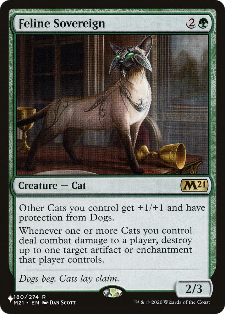 Feline Sovereign #M21-180 — The List