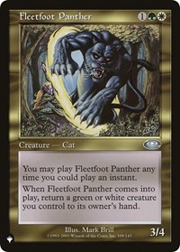 Fleetfoot Panther (The List Reprints)