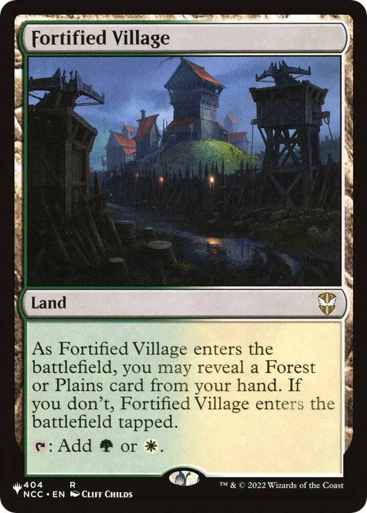 Fortified Village 404/093 card