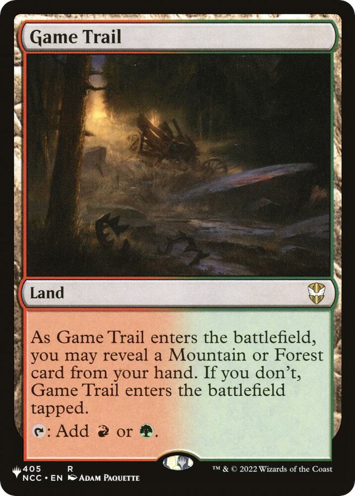 Game Trail 405/093 card