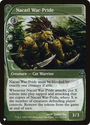 Nacatl War-Pride 147/180 – The List Reprints (Uncommon)