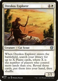 Oreskos Explorer - The List Reprints - Magic: The Gathering card