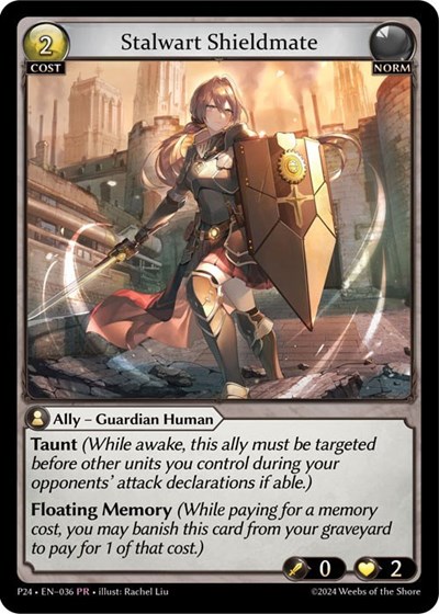 Stalwart Shieldmate card