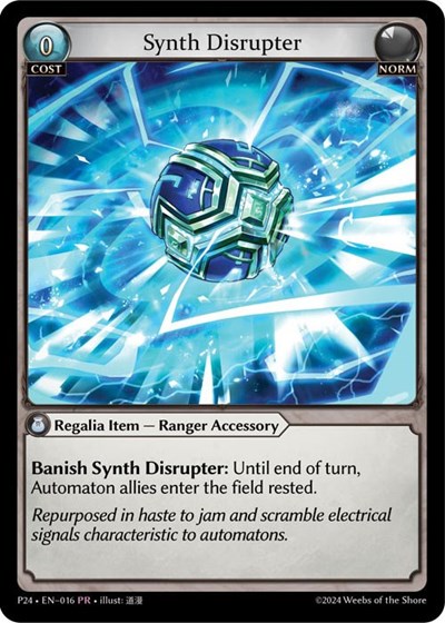 Synth Disrupter card