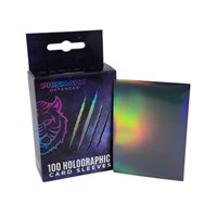 Prismatic Defender Card Sleeves Holographic Sleeves - Black / Oracle (100-Pack)