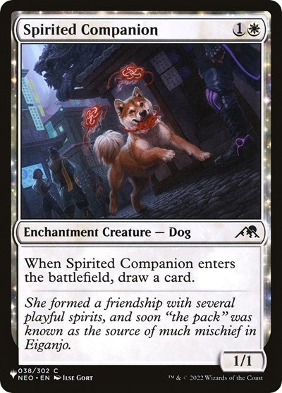Spirited Companion (The List) PLST NEO-38 Magic card