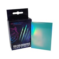 Prismatic Defender Card Sleeves Holographic Sleeves - Turquoise / Oracle (100-Pack)