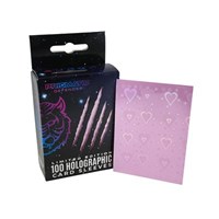 Prismatic Defender Card Sleeves Holographic Sleeves - Light Pink / Pulsar (100-Pack)