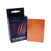 Prismatic Defender Card Sleeves Holographic Sleeves - Orange / Starfield (100-Pack)