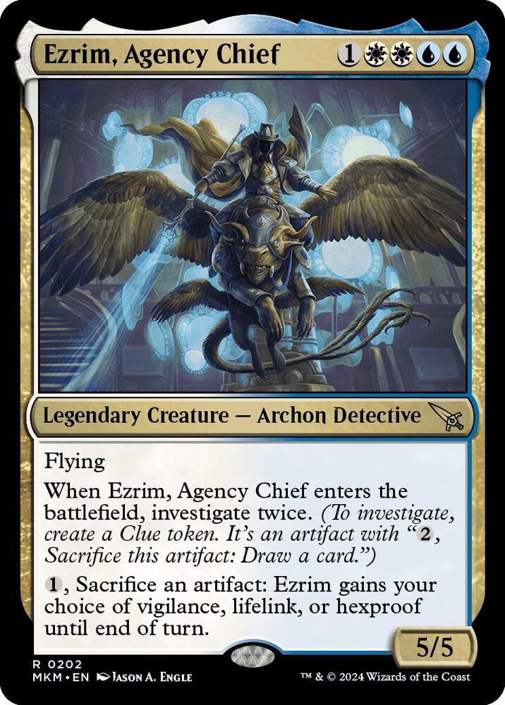 Ezrim, Agency Chief 202 card