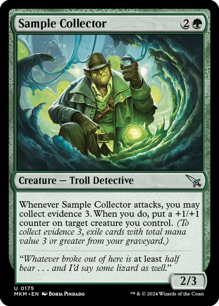 Sample Collector 175 card