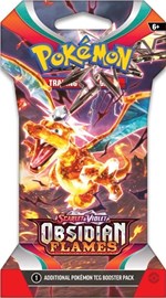 Obsidian Flames Sleeved Booster Pack, sealed