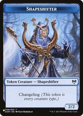 Shapeshifter // Rat Double-Sided Token 8 // 3 – The List Reprints (Token)