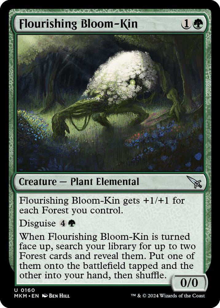 Flourishing Bloom-Kin 160 card