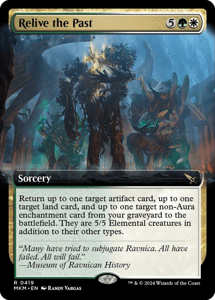 Relive the Past (Extended Art) 419 card