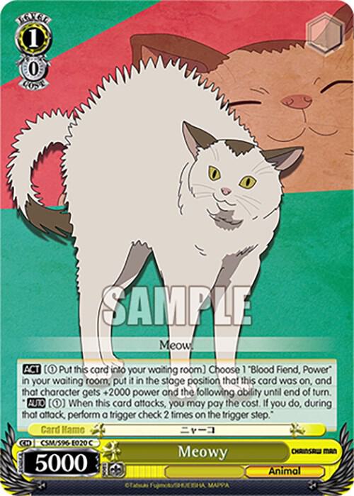 Meowy - Chainsaw Man - Weiss Schwarz - TCGplayer.com