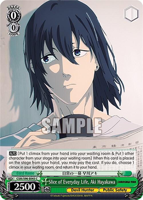 Slice of Everyday Life, Aki Hayakawa - Chainsaw Man - Weiss