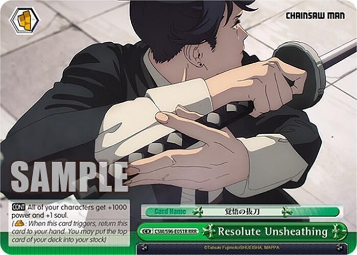 Resolute Unsheathing (RRR)