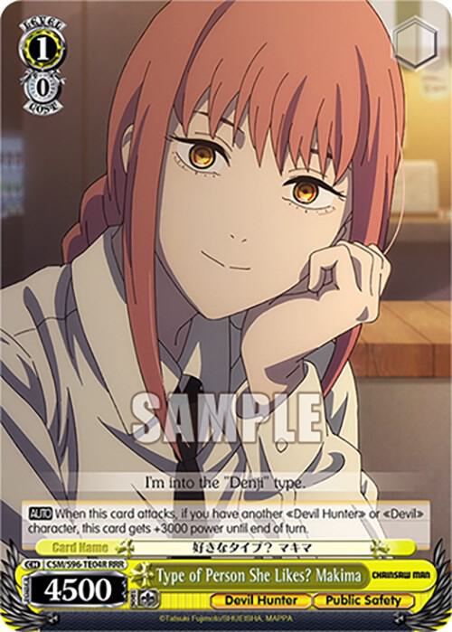 Type of Person She Likes? Makima (RRR)