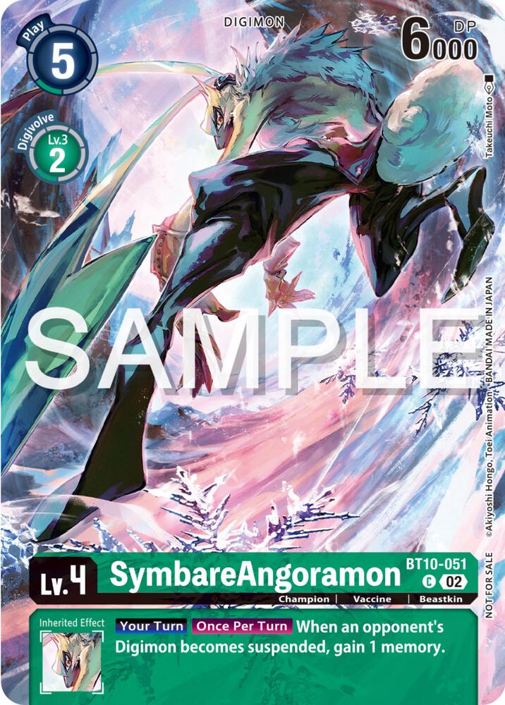 SymbareAngoramon Digimon Illustration Competition Pack 2023 digimon card