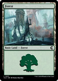 Forest (0271) - Ravnica: Clue Edition - Magic: The Gathering card