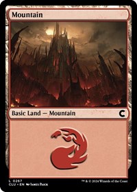 Mountain (0267) - Ravnica: Clue Edition - Magic: The Gathering card