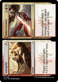 Integrity // Intervention - Ravnica: Clue Edition - Magic: The Gathering card