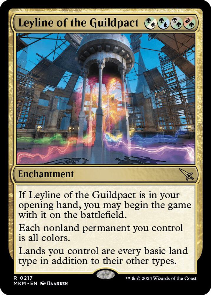 Leyline of the Guildpact ギルドパクトの力線 4枚 Leyline of the Guildpact - Murders at Karlov Manor - Magic
