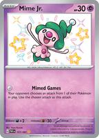 マイニンニン Mime Jr. - 157/091 - SV: Paldean Fates - Pokemon - TCGplayer.com