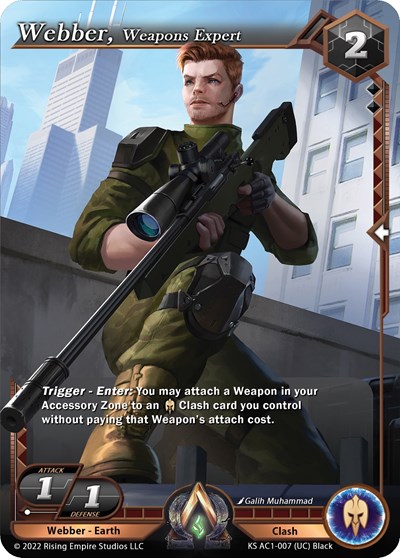 Webber, Weapons Expert