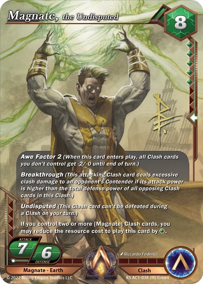Magnate, the Undisputed (Iconic Rare)
