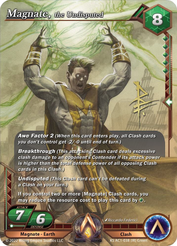 Magnate, the Undisputed (Iconic Rare)