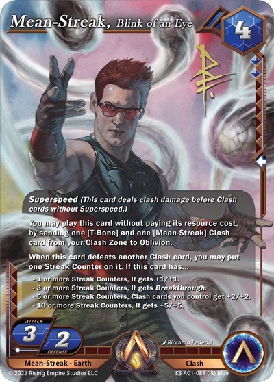 Mean-Streak, Blink of an Eye (Iconic Rare)