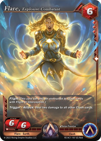 Flare, Explosive Combatant