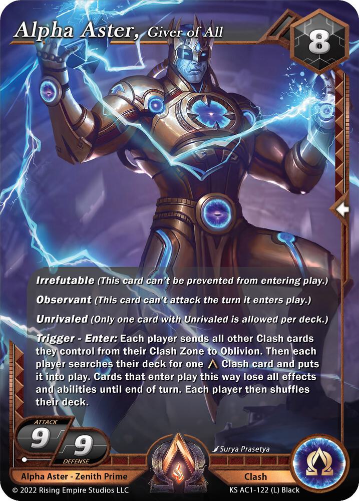 Alpha Aster, Giver of All
