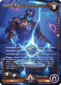 Alpha Aster, Giver of All (Alpha Rare)