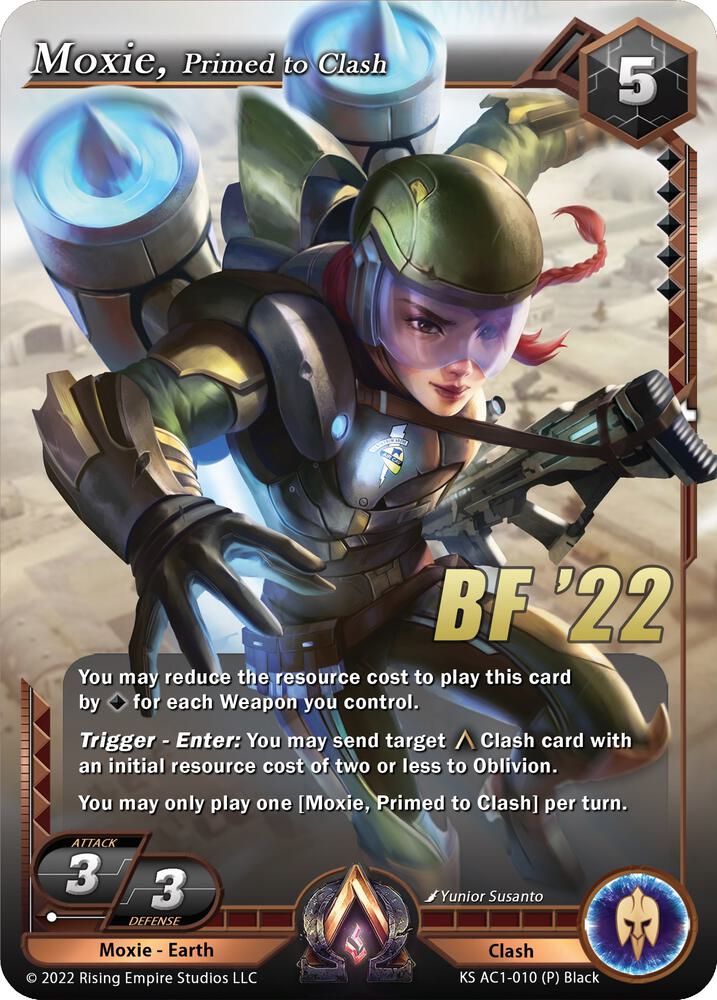 Moxie, Primed to Clash (Black Friday Promo)