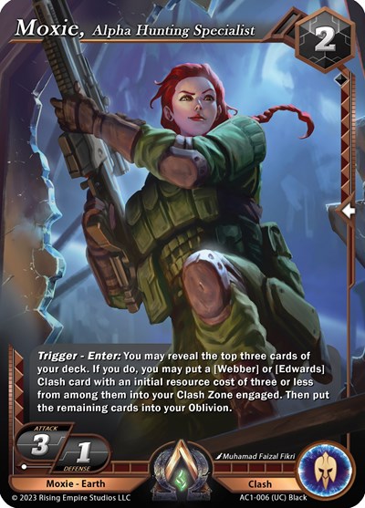 Moxie, Alpha Hunting Specialist