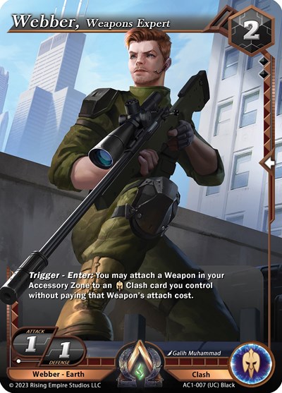 Webber, Weapons Expert