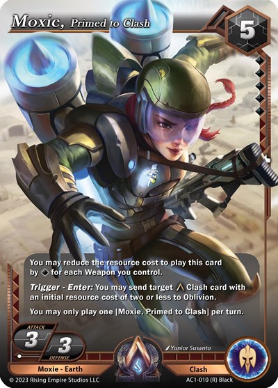 Moxie, Primed to Clash