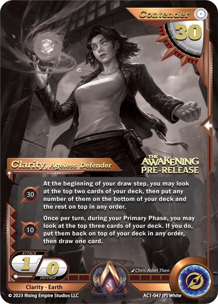Clarity, Ageless Defender (Pre-Release)